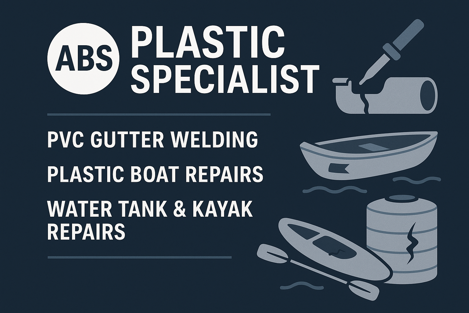Plastic welding repair